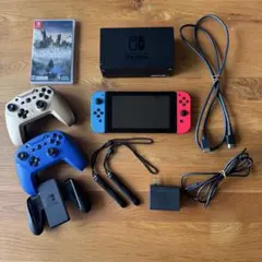 Switch本体ホグワーツレガシー付 コントローラー2個＋オマケ多数