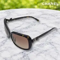 美品】CHANEL シャネル サングラス リボンモチーフ ココマーク