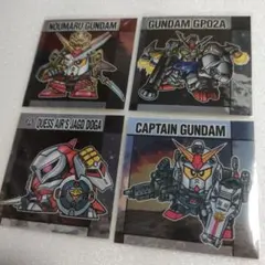 元祖SDガンダムスナック2 シール4枚セット。