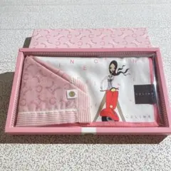 CELINE　セリーヌ　ハンカチ　2枚まとめ　マカダム　女の子　バイク　ピンク系