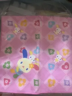 即日発送　美品　サンリオ アップリケランチクロス ウサギ ピンクのサムネイル