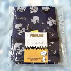 新品 スヌーピー デイリーバッグ エコバッグ　ネイビー