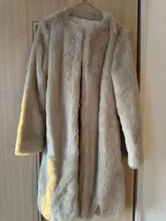 MERCURYDUO ベージュ ファーコート