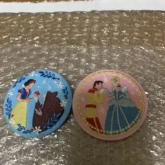 ⭐️白雪姫❣️シンデレラ！ディズニー刺繍缶バッチ