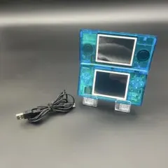 Nintendo DS Light クリアブルーカスタム USB充電器ケース付き