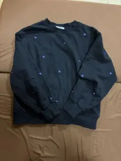 RAGEBLUE 星の刺繍 クルーネックスウェット