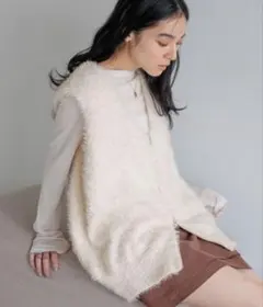 LOWRYS FARM☆シャギーＺＩＰベスト