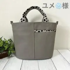 づらづら様専用 帆布×ダルメシアン柄 楕円形トートバッグM - メルカリ