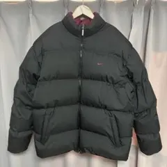 NIKE ダウンジャケット リバーシブル XXL ブラック×バーガンディ