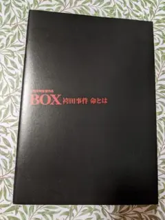 BOX　袴田事件　命とは　パンフレット