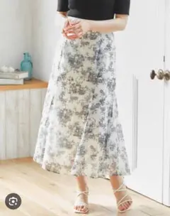 INGNI BACKレースUP花柄マーメイド