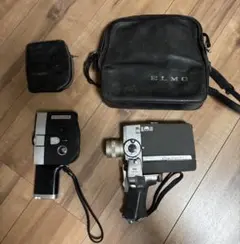 Elmo 8mmフィルムカメラとアクセサリー4台まとめ　ジャンク 11759-1.jpg