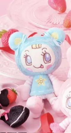 メゾピアノ　ブルーベリエちゃん　ぬいぐるみチャーム