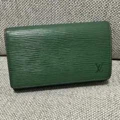 ルイヴィトン エピ ヴィエノワ 二つ折り 折り財布 がま口 グリーン みどり 緑 ルイヴィトン エピ ヴィエノワ 二つ折り 折り財布 がま口