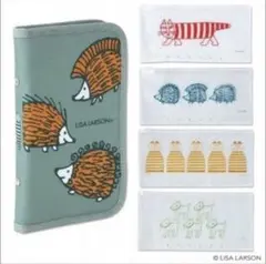 【LISA LARSON】お金が貯まるマルチケース クリアジップケース4枚付き