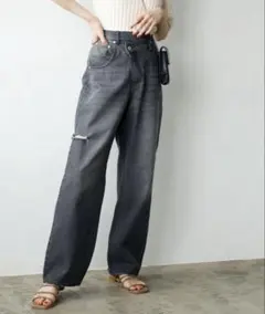 GeeRA ジーラ ダメージ デニム Mサイズのサムネイル