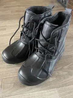 新品　23センチ　子供用　防水スノーブーツ ブラック