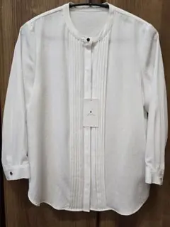 【新品】green label relaxing ピンタック バンドカラーシャツ