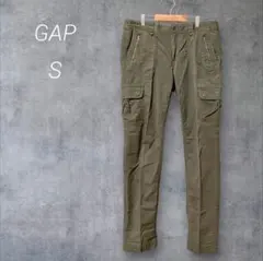 ギャップ GAP カーゴパンツ【S】オリーブ カーキ スリム カジュアル