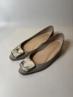 Launa lea ラウナレア 大理石バックル パンプス 23.5 日本製 美品のサムネイル