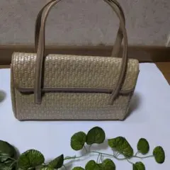 京都ゆりの木 フォーマル ハンドバッグ ブラウン ゴールド金具 - メルカリ