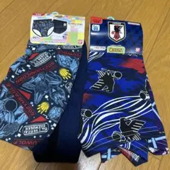 【新品未使用4枚セット】JFA サムライブルー ボクサーパンツ 110cm