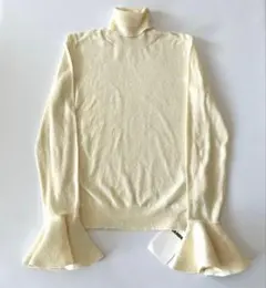 JIL SANDER ジルサンダー フレアスリーブ タートルネック ニットのサムネイル
