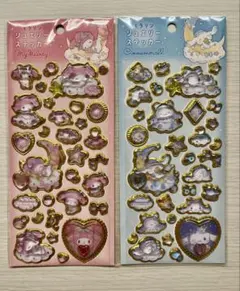 キラリンジュエリーステッカー　マイメロディ　シナモロール