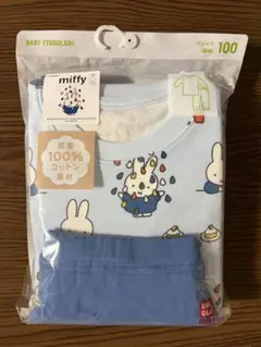 【未開封で発送】100サイズ ユニクロ 春秋向け 長袖 パジャマ ミッフィー