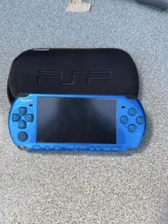 SONY PSP 本体 青！ケース・メモリー付き！ＰＳＰ３０００
