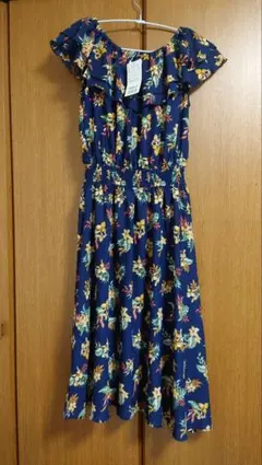 【COLZA】花柄ワンピース (未使用)-Honeys