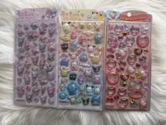 【正規品】うるちゅるPOPシール　サンリオ　キティ　メロクロ