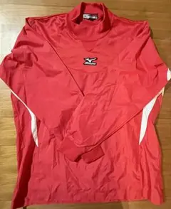 Mizuno 赤 長袖 ハイネック シャカシャカ 160