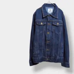 デニムジャケット Gジャン インディゴブルー L オーバーサイズ