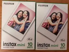 FUJIFILM instax mini フィルム 10枚入り　2箱