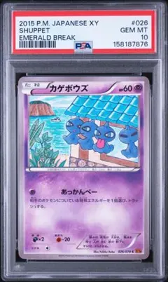 PSA10 カゲボウズ C エメラルドブレイク 026/078 ポケモンカード PSA10 カゲボウズ C エメラルドブレイク 026/078 ポケモンカード