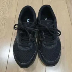 アシックス スニーカーワイド 24.0 ブラック