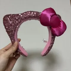 猫耳スパンコールカチューシャ