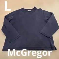 McGregorネイビー クルーネック 長袖トレーナーLのサムネイル