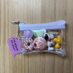 スヌーピー お菓子モチーフ クリアポーチ