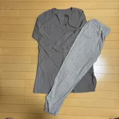 マタニティ パジャマ ワンピース パンツ 長袖 前開き 西松屋