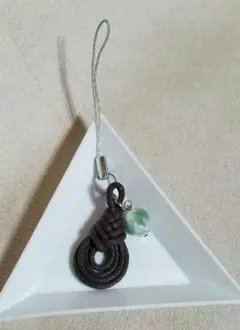 天然石付きストラップ