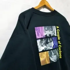 TVアニメ　カッコウの許嫁　レディース　トレーナー　4L　黒色　大きいサイズ