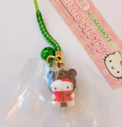 新品！HELLO KITTY　熊本限定　クマバージョン　根付け 未開封　キティ