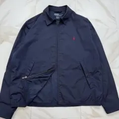 ポロ ラルフローレン スイングトップ ポニー刺繍 ネイビー