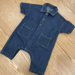 【未使用品】ブランシェス　デニムロンパース　80サイズ