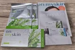 【新品未使用】on: myskin オンマイスキン ハーブピーリング＋パック2枚