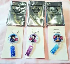 冨岡義勇 胡蝶しのぶ 嘴平伊之助 鬼滅の刃 イオン アクリルキーホルダー ３個