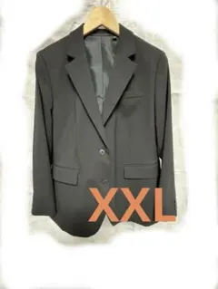新品未使用　UNIQLO テーラードジャケット　黒　XXL 2つボタン