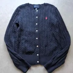 Polo Ralph Lauren ケーブルニットカーディガン ネイビー